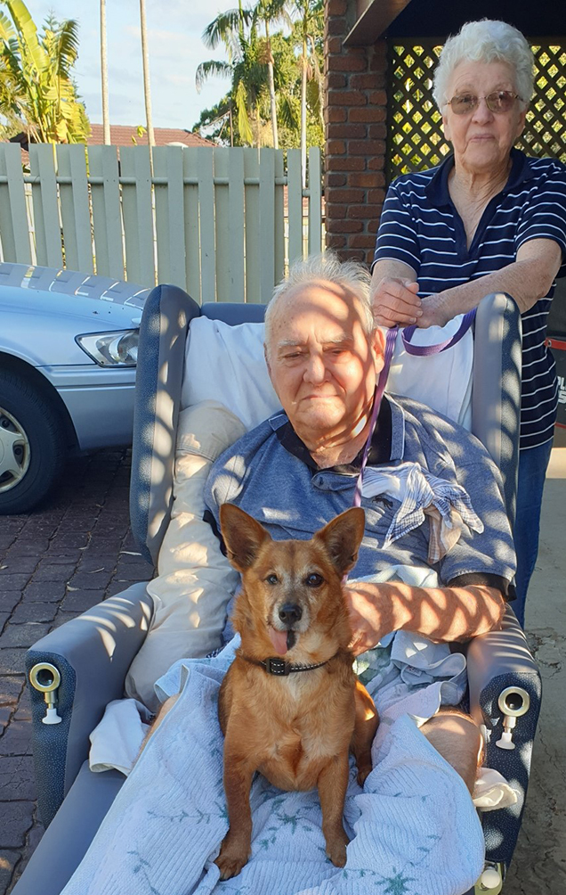 buddy with elderly couple